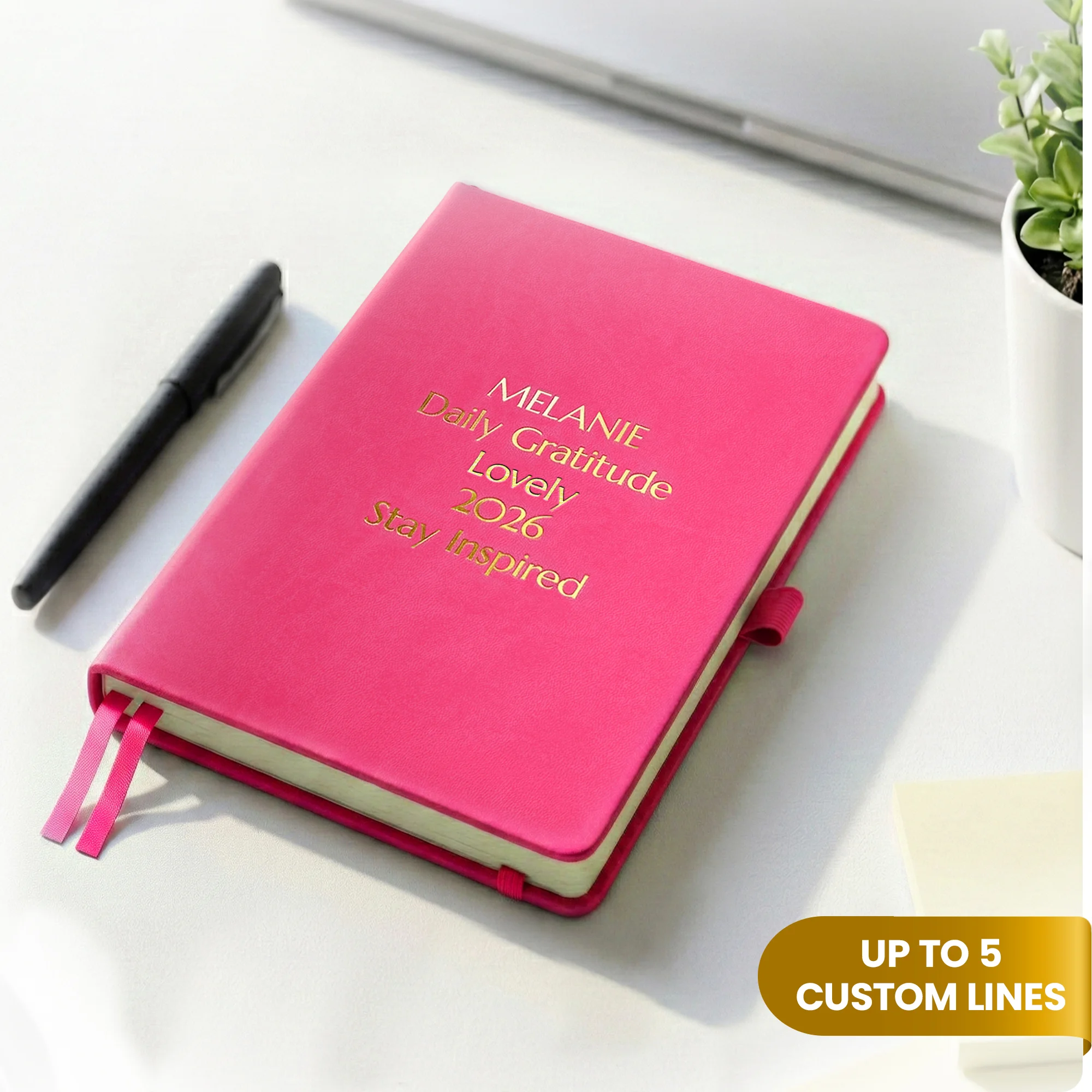 Personalized Journal Notebook - Pink